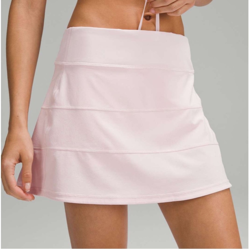 lululemon athletica Light Pink Layered Mini Skort